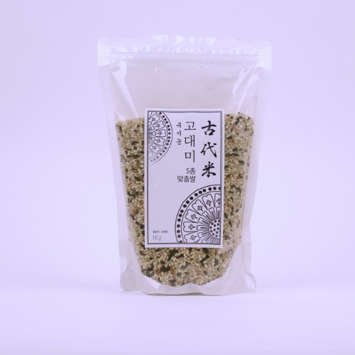 [농축산물 사는 날] 장흥 유기농 고대미 5종 맞춤쌀 1kg